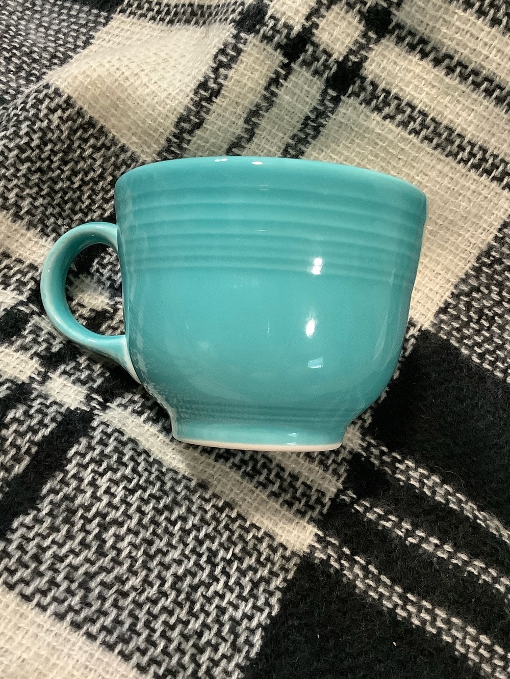 Fiesta turquoise teacup